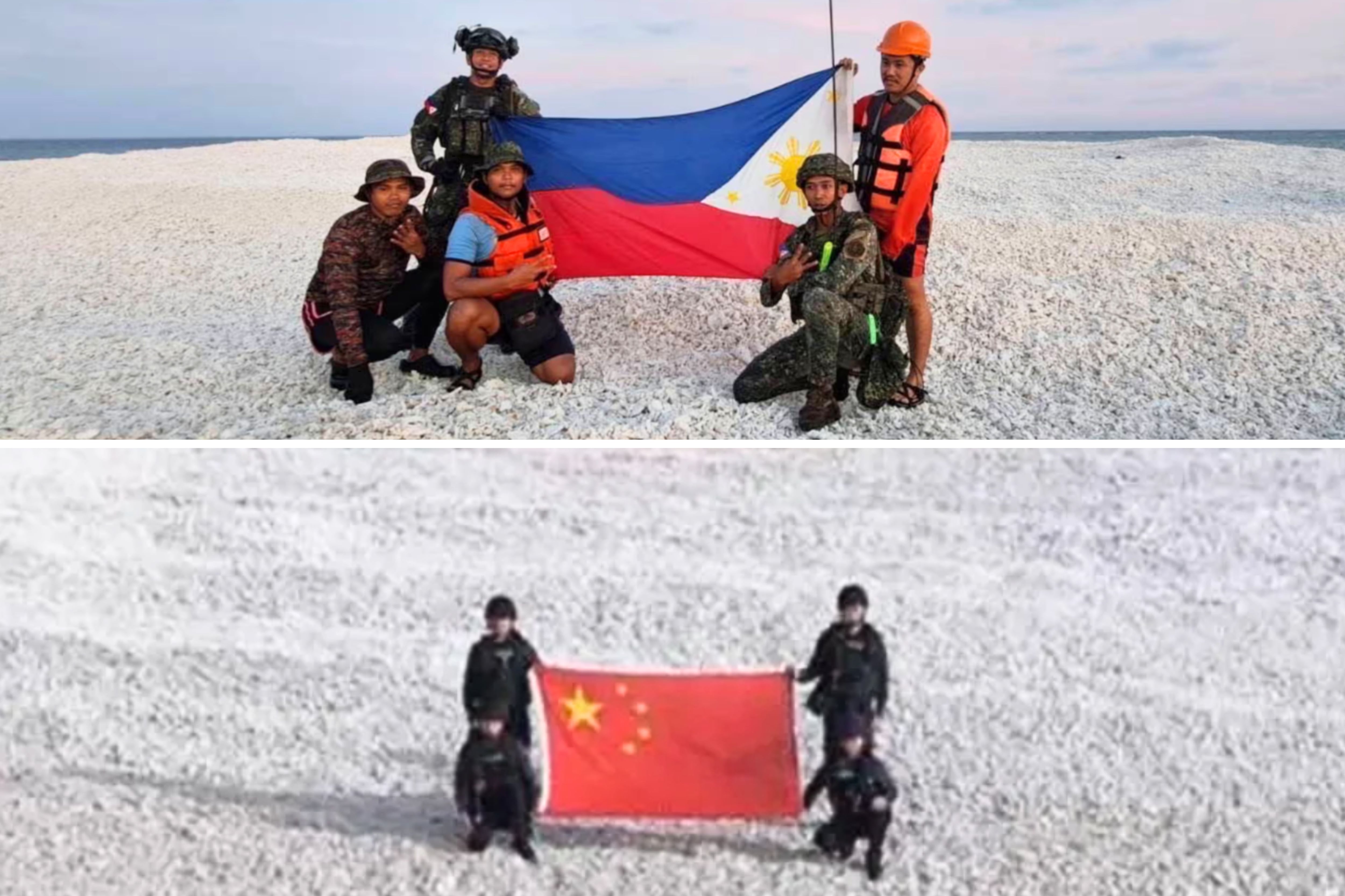 China, Philippines raise rival flags on disputed South China Sea sandbank