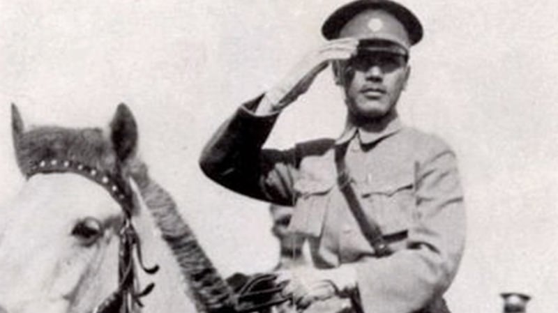 黃埔軍校校長蔣介石1926年誓師北伐。(維基百科)