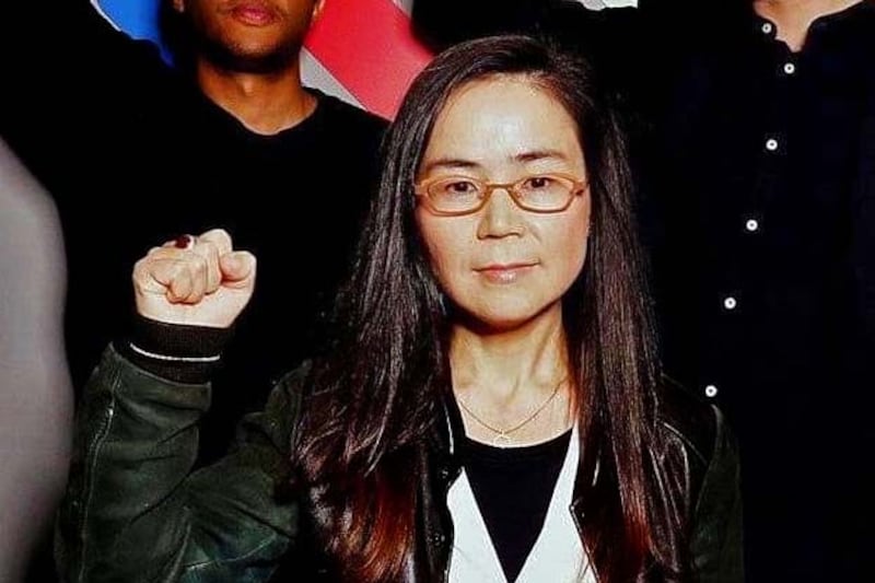 Dr. Dilnur Reyhan, director of the European Uyghur Institute, takes part in the French TV show "Daily Life," Oct. 1, 2020.